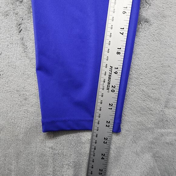 Nike Pro Leggings Womens M Purple Black Dri-FIT Twist Waist Crop Capri Running - Picture 12 of 14